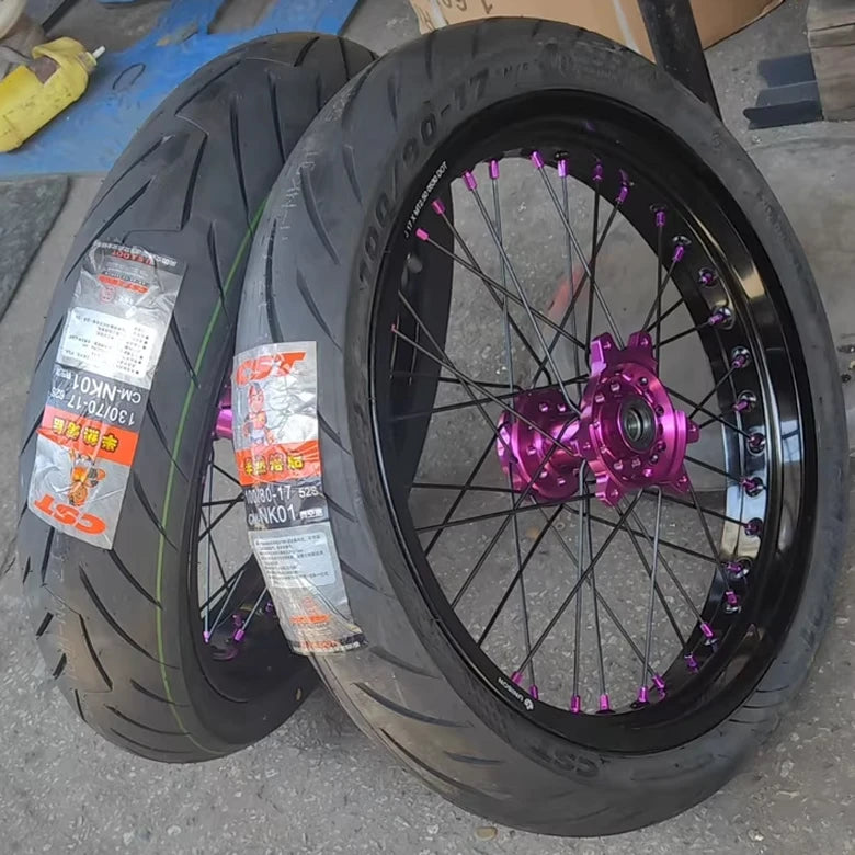 Sur-ron Ultra Bee 17 Inch Supermoto Rims with tyres