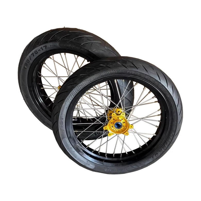 Sur-ron Ultra Bee 17 Inch Supermoto Rims with tyres