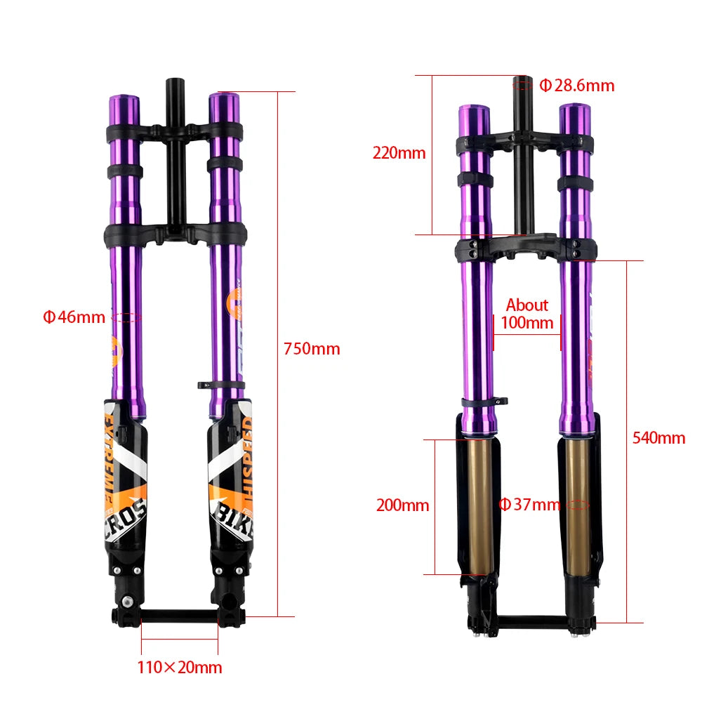 FASTACE ALX13RC 2.0 50/60IBS Ebike Fork