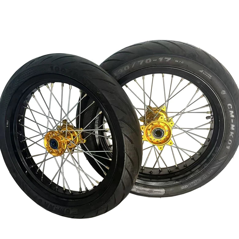 Sur-ron Ultra Bee 17 Inch Supermoto Rims with tyres