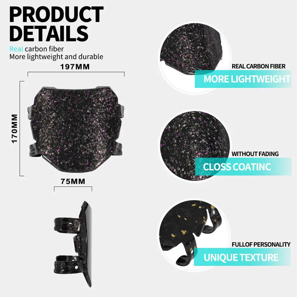 real carbon Number Plate For SURRON